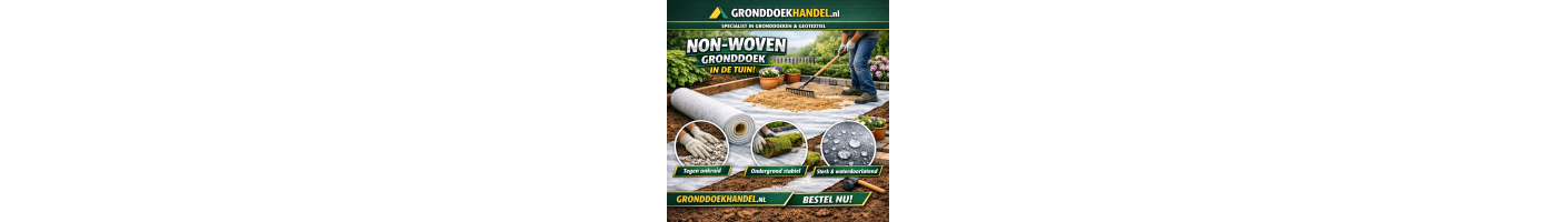 Geotextiel nonwoven worteldoek , drukverdeeldoek, gronddoek - 190 gr p/m²