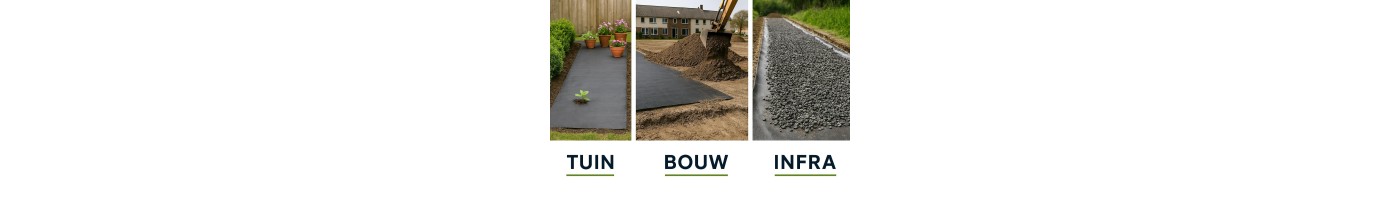 gronddoek - wegendoek - drukverdeeldoek - anti worteldoek - 225 gr p/m²
